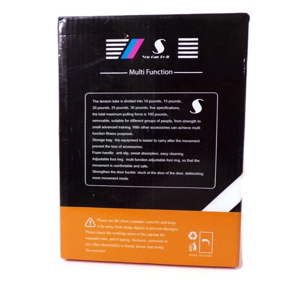 Multi Function Resistance Bands Set Of Five Bands 2618 - Picture 2 of 4